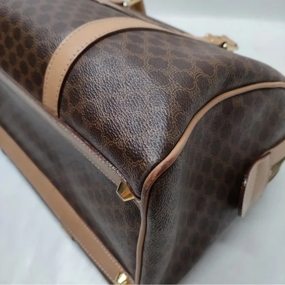 CELINE Hand Bag Brown PVC - Picture 4 of 8